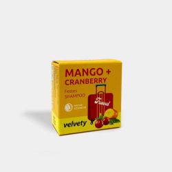 Твърд шампоан за пътуване - манго и червена боровинка Velvety