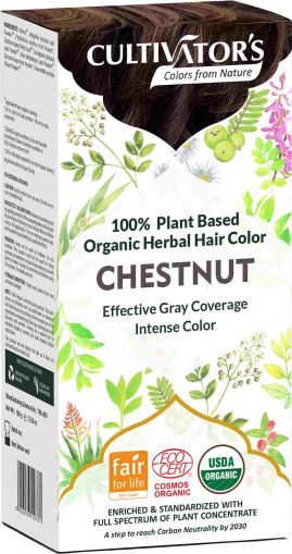 Organic Hair Color- Chestnut - Cultivator's