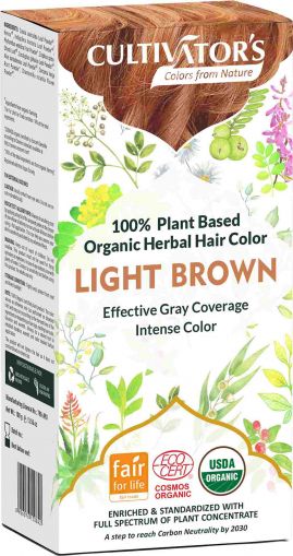 Organic Hair Color - Light Brown - Cultivator's