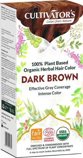 Organic Hair Color - Dark Brown - Cultivator's