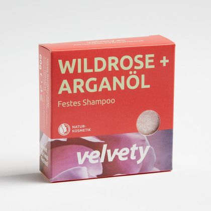 Solid Shampoo Wild Rose and Argan Oil - Velvety