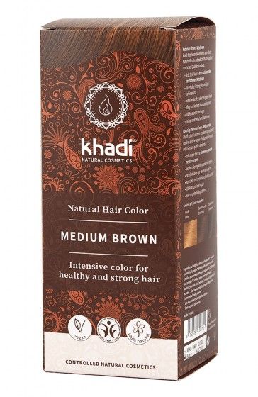 Khadi Hair Colour – Medium Brown