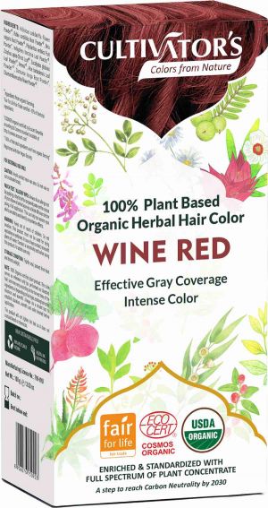 Organic Hair Color - Wine Red - Cultivator's